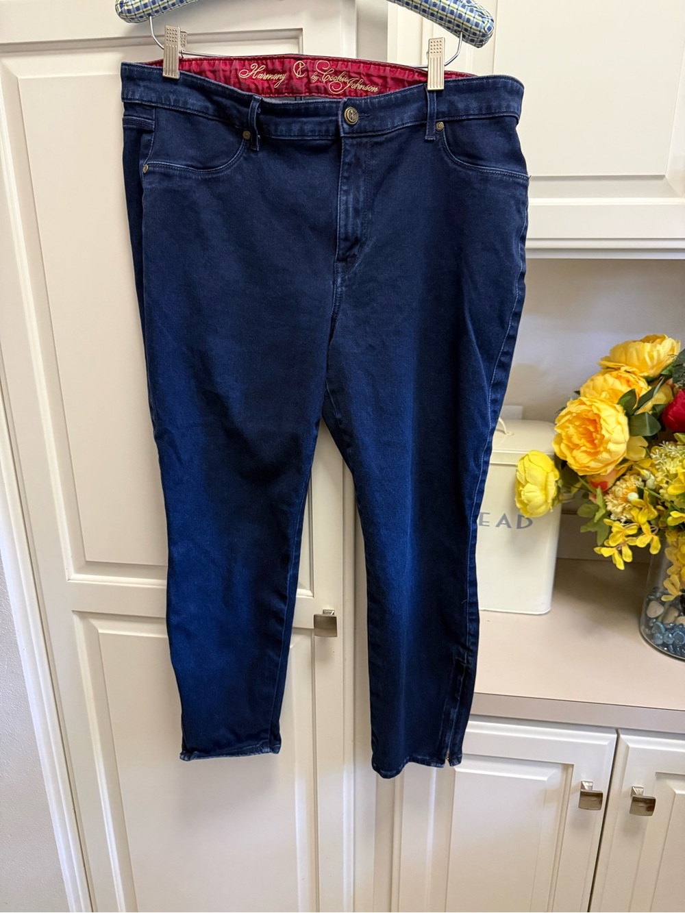 CJ Johnson Women's Dark Blue Stretch Jeans